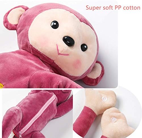 Plush Pipi Monkey Tissue Holder for Home and Car Use
