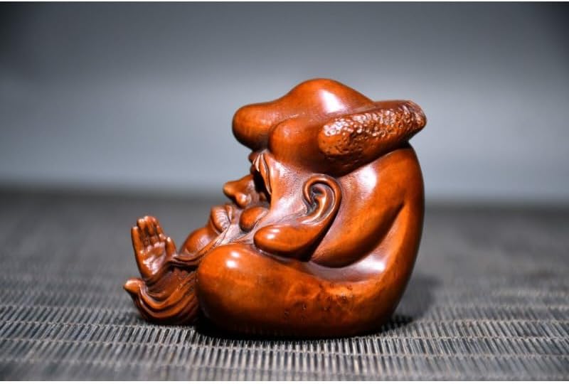 LimpaC Handmade Boxwood Bodhidharma Statue