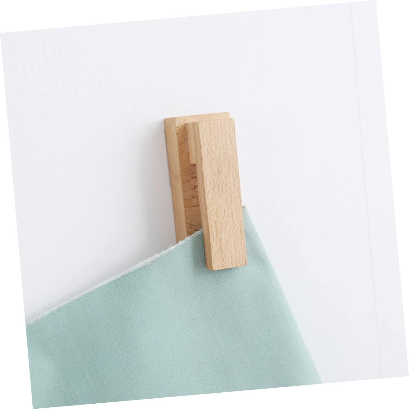 Unomor Rustic Wood Towel Hook for Bathroom and Kitchen