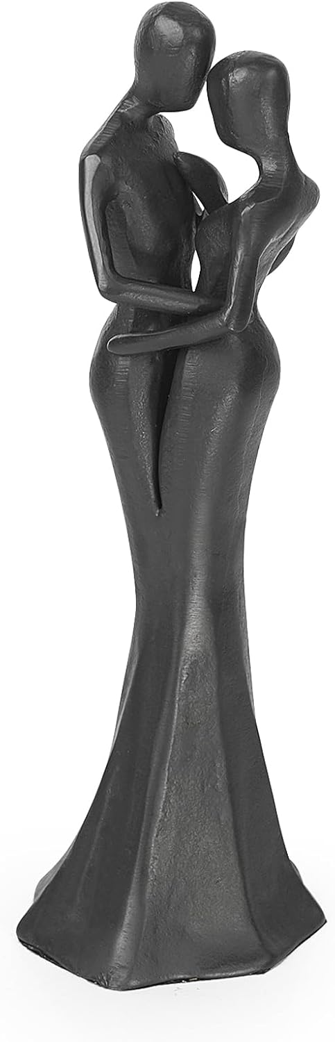 DreamsEden Couple Cast Iron Statue Romantic Love
