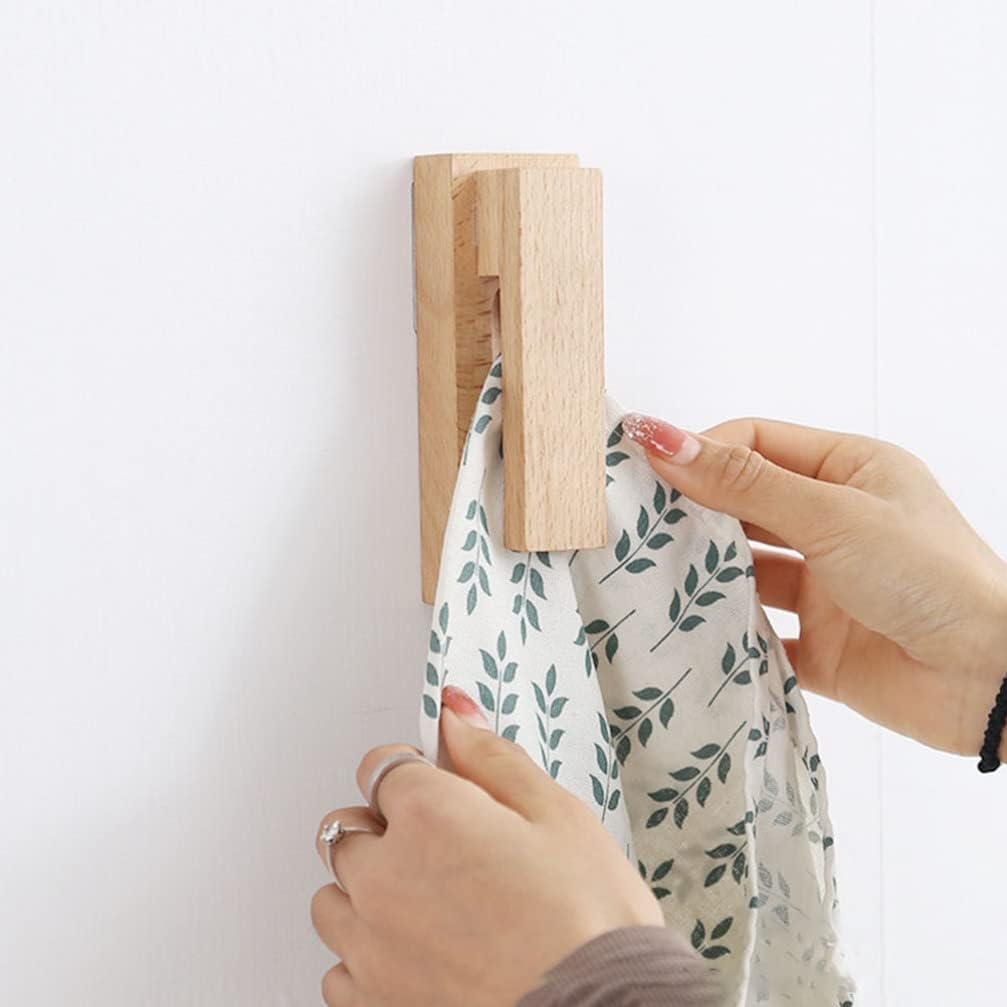 Cabilock Modern Solid Wood Towel Hook
