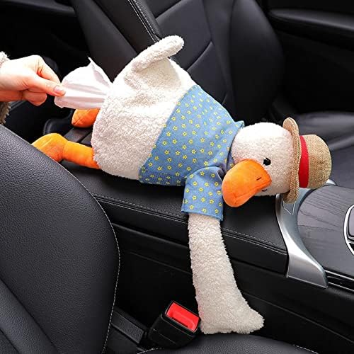 DULRLLY Cute Duck Butt Tissue Holder for Car