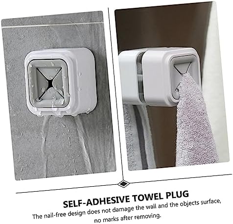 ULTECHNOVO 4Pcs Wall Mount Towel Rack