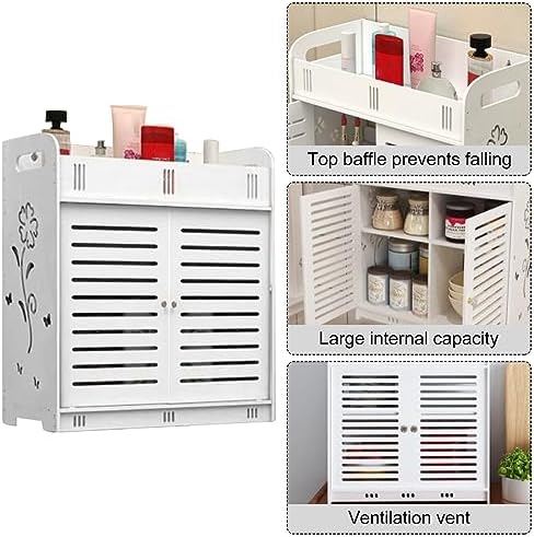 Saterkali Bathroom Shelve Cabinet White 1694 x 1497 x 709