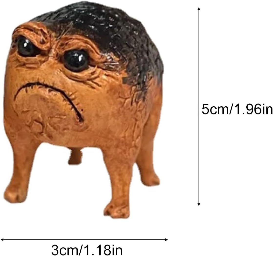 Cute African Frog Statue Home Decor Ornament
