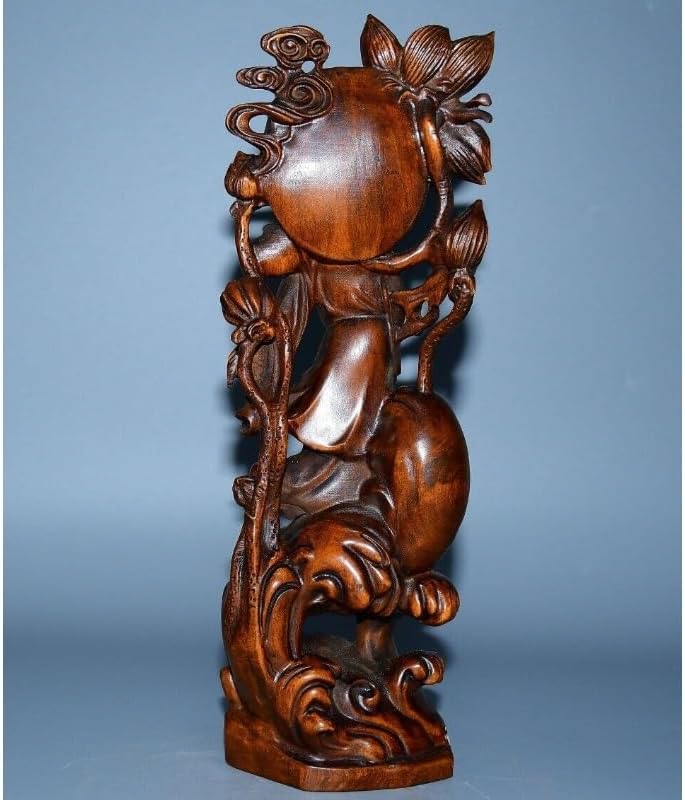 LimpaC Collection Mini Boxwood Kwan-yin Statue