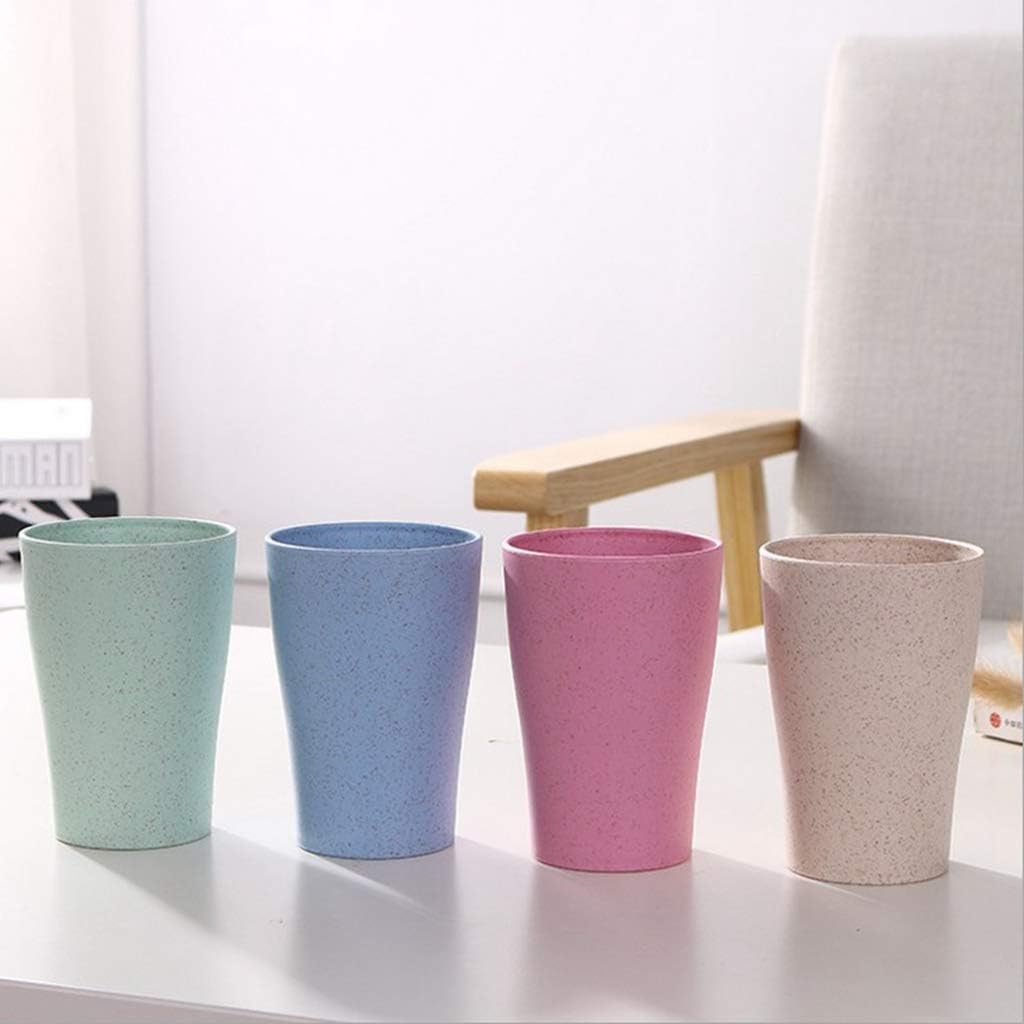 Xiaojikuaipao Wheat Straw Cups 4Pcs Reusable Tumblers