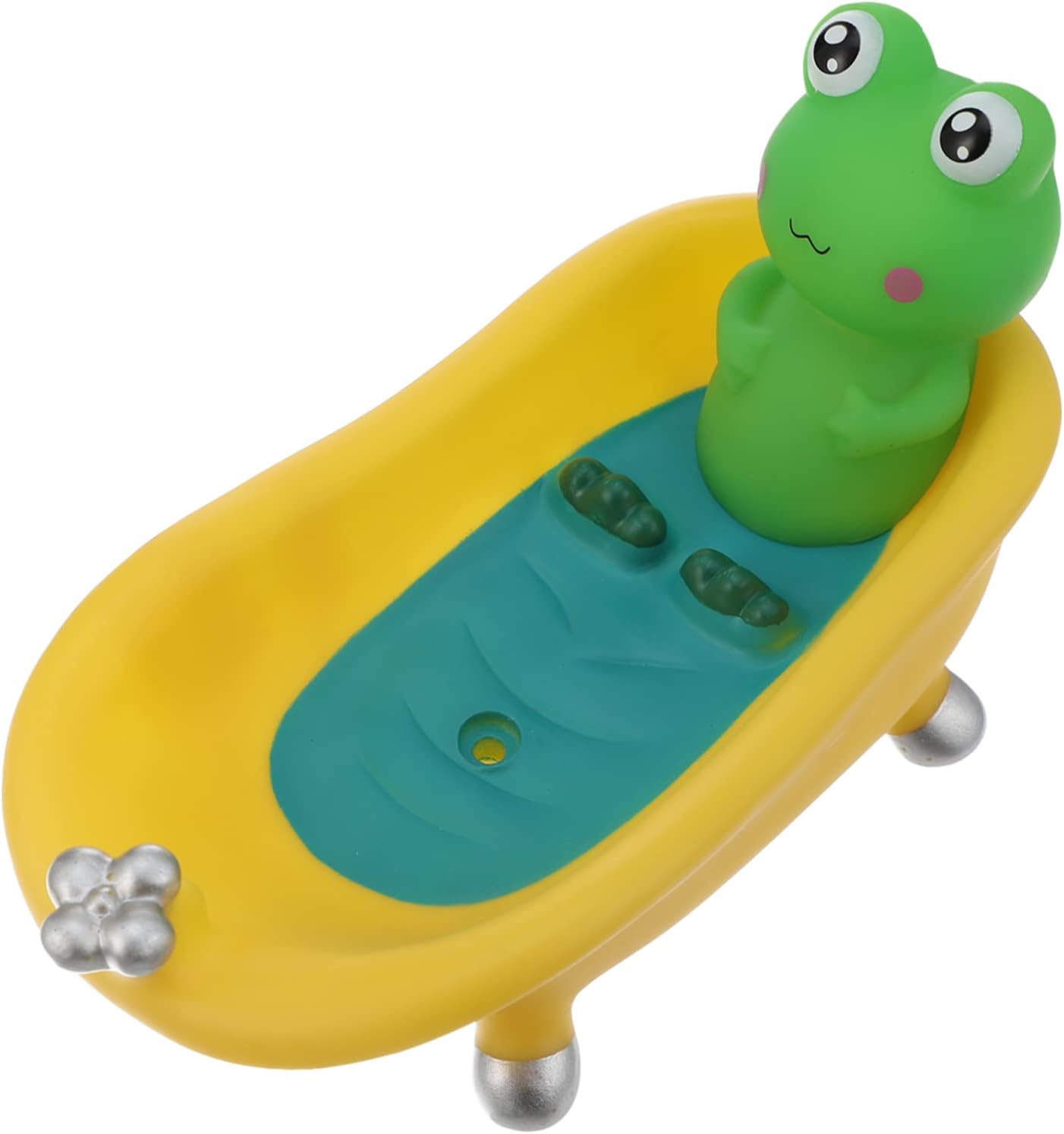 Frog Shape Drain Soap Dish for Bathroom Decor