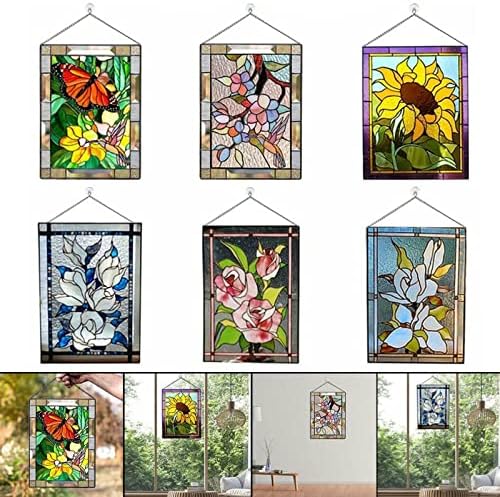 Hanging Window Floral Statues for Home Decor