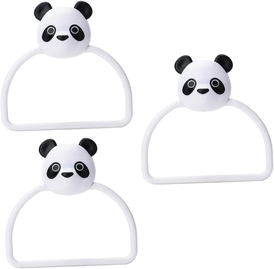 SWOOMEY 3PCS Cartoon Wall Mounted Towel Rack