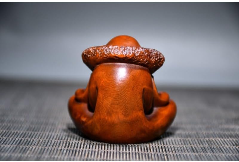 LimpaC Handmade Boxwood Bodhidharma Statue