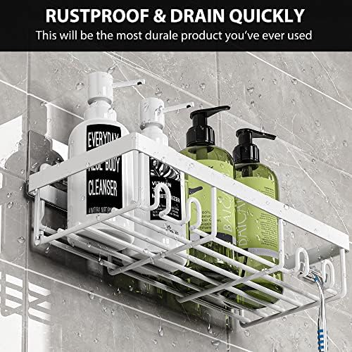 Moforoco Shower Caddy Organizer with Hooks