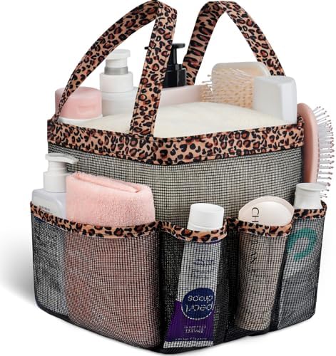 Attmu Portable Mesh Shower Caddy with 8 Pockets