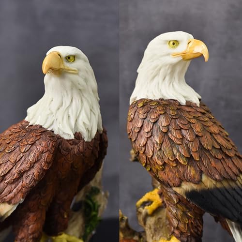 JINGTIANCD Bald Eagle Statue Patriotic Decorative Figurine