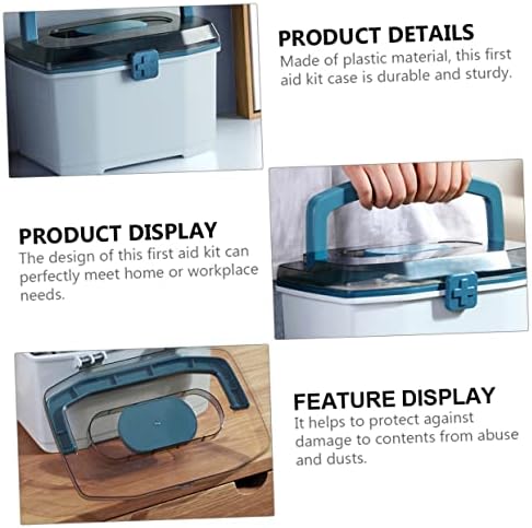 Beavorty Medicine Cabinet with Double Organizer and Removable Tray