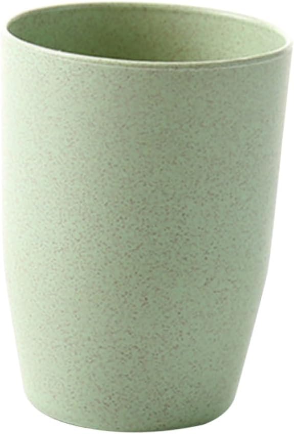 PRETYZOOM Lightweight Wheat Stem Rinsing Mug for Bath Use