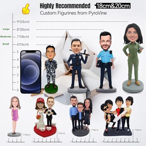 Customized Police Officer Bobblehead - Personalized Desk Decor