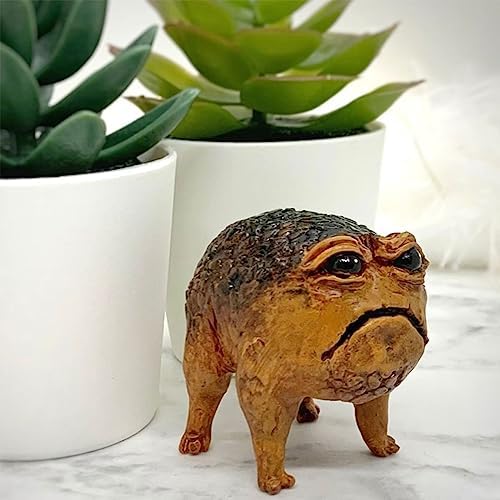 Cute African Frog Statue Home Decor Ornament