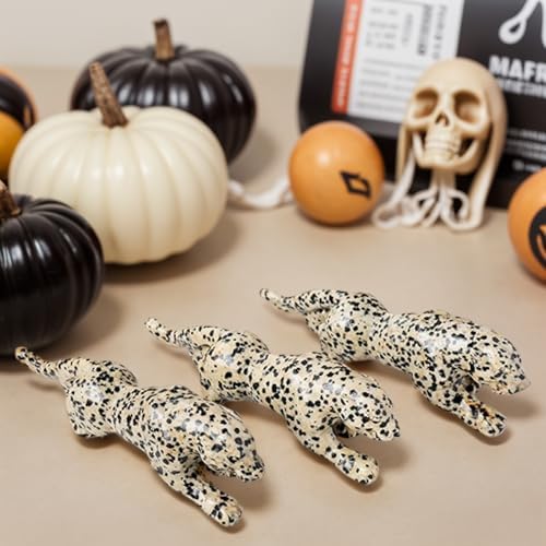472 Inch Natural Spotted Stone Leopard Figurine