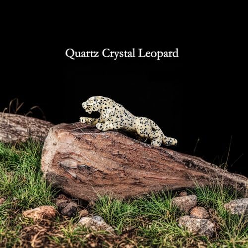 472 Inch Natural Spotted Stone Leopard Figurine