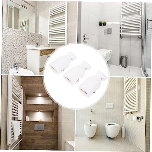 Garneck 3pcs Hard Plastic Radiator Hooks Towel Holders