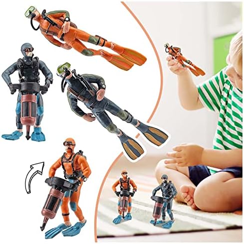 Nudsfuii Mini Diver Statue Home Decor