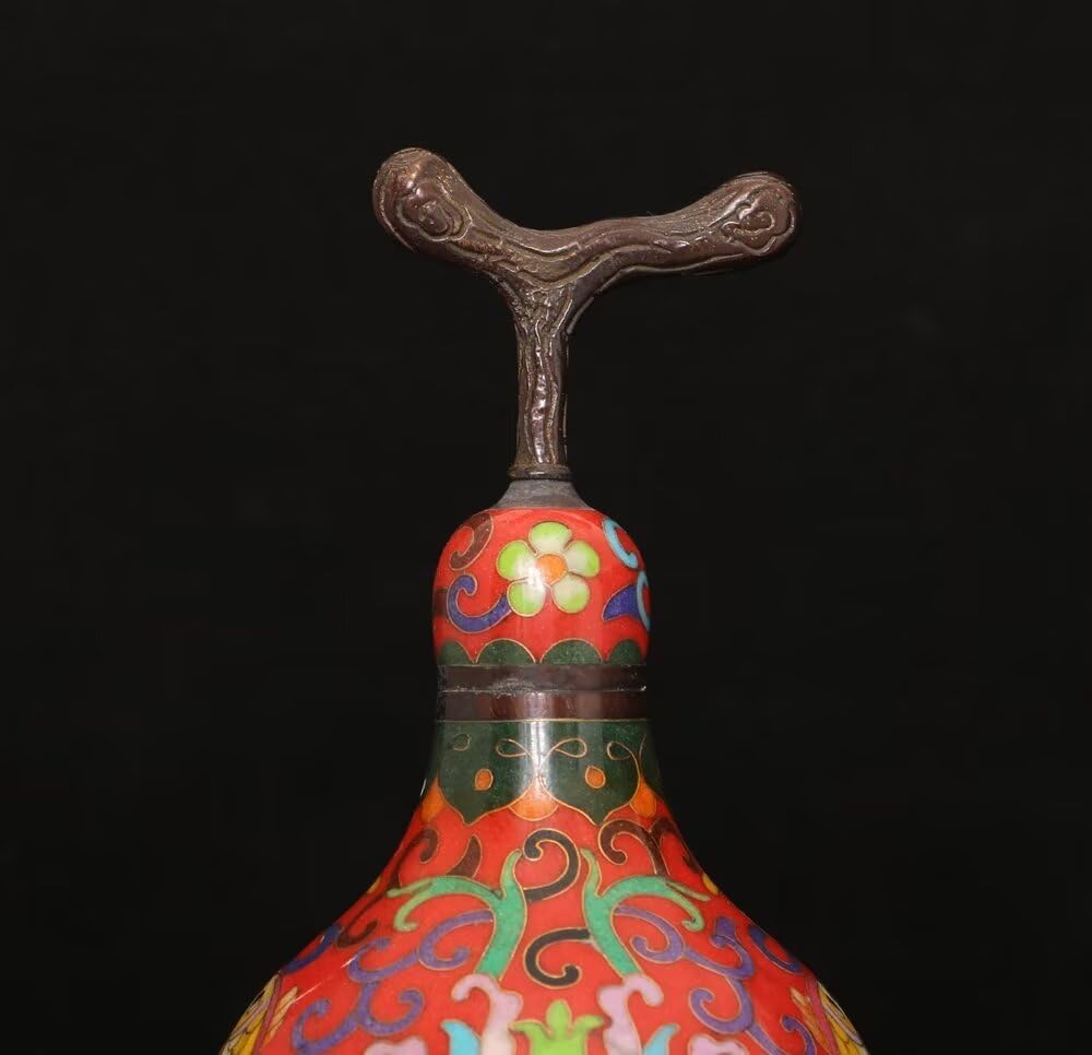 Feng Shui Gourd Brass Wu Lou Statue Office Desk Decor