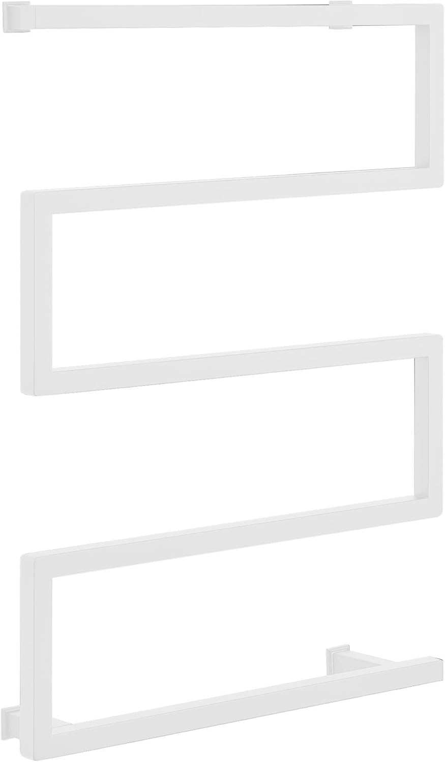 Voltaire 5-Bar Electric Towel Warmer Matte White