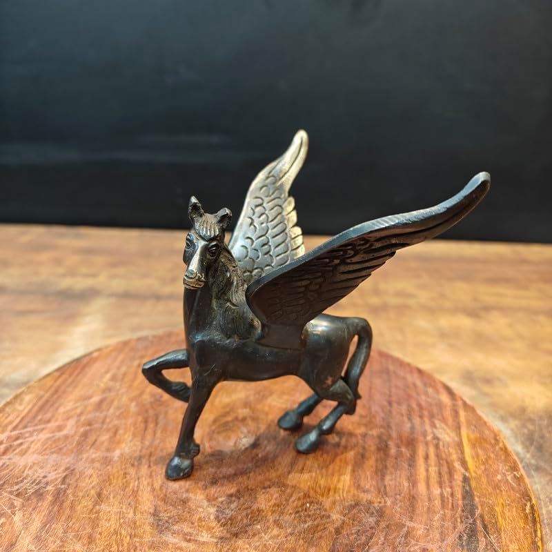 Statuestudio Brass Flying Horse Decor Statue
