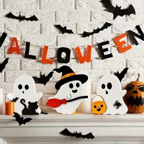 Cute Halloween Ghost Statues for Home Decor