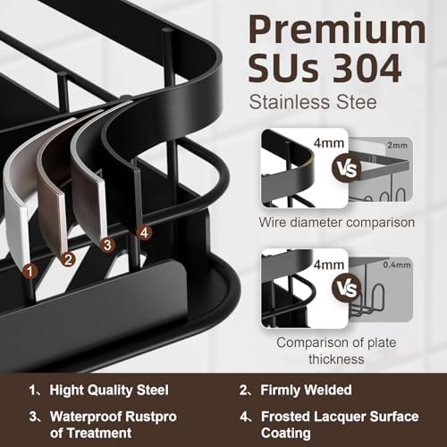 Getsrichfc Corner Shower Caddy 3 Pack Set 1
