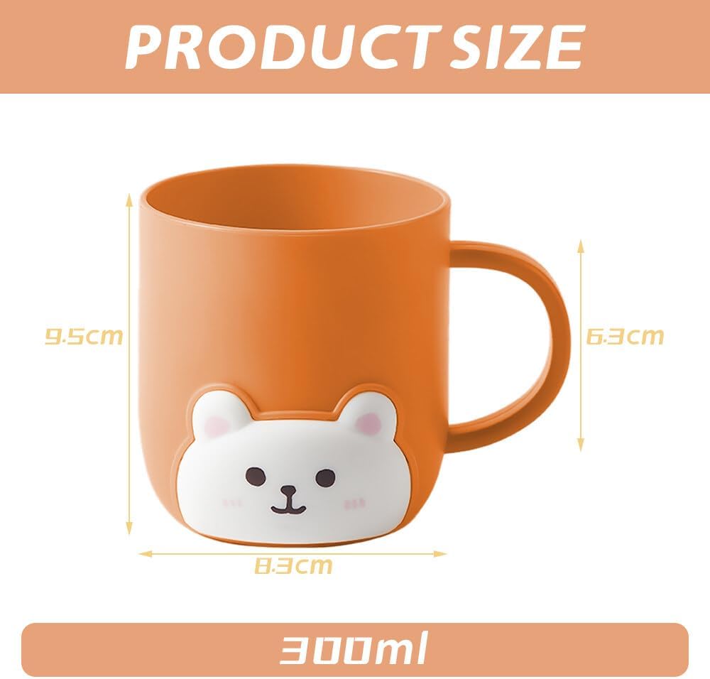 2 Pieces Toothbrush Tumbler for Kids and Travel 1