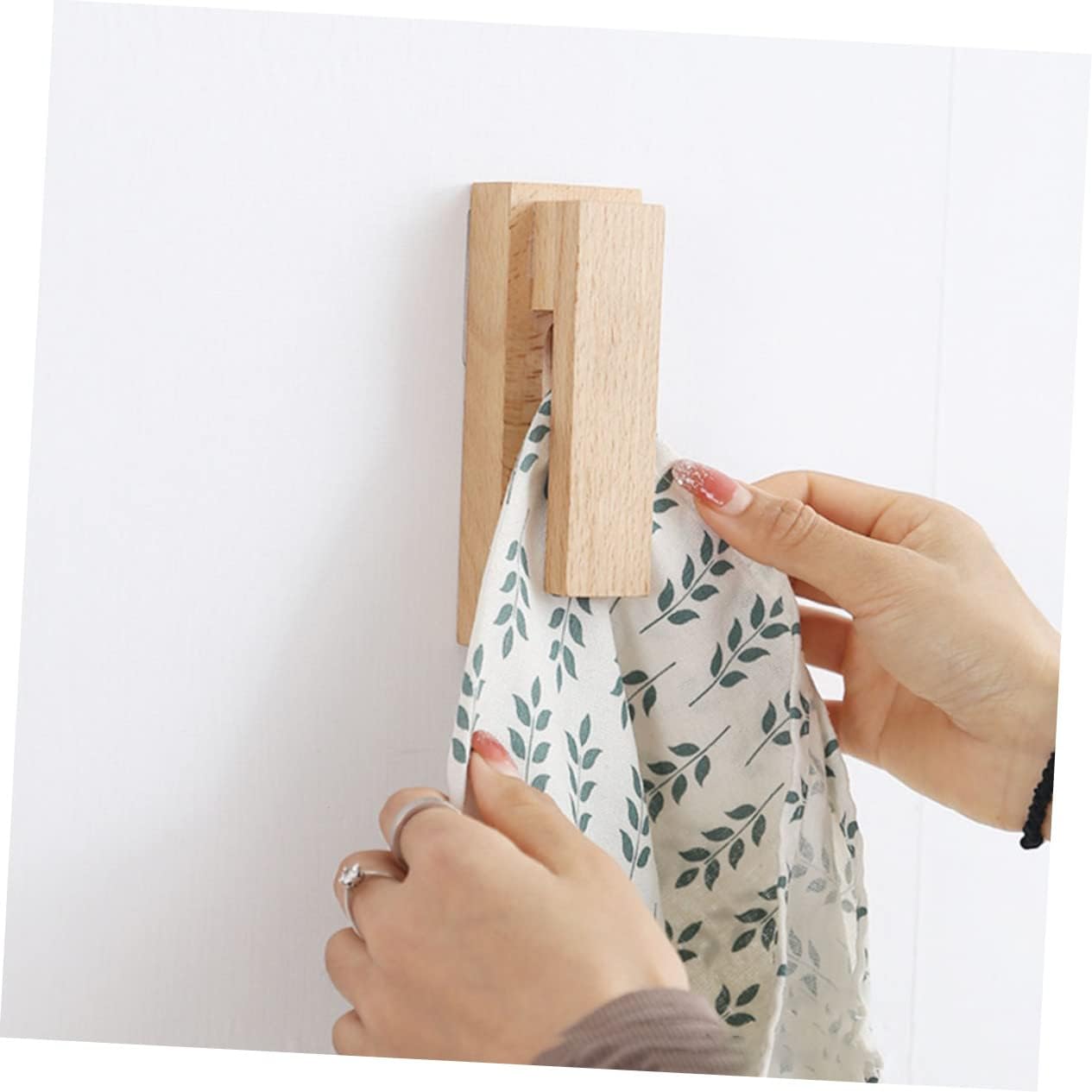 Happyyami Towel Hanging Rack Rustic Style for Bathroom and Kitchen