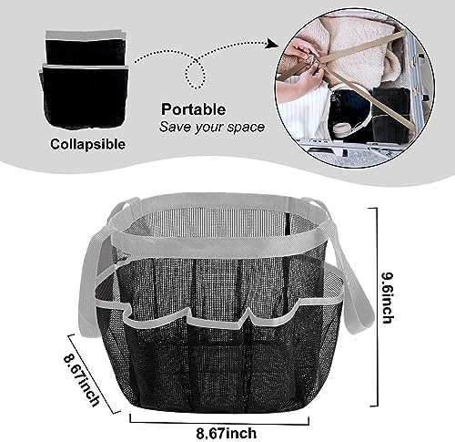 Attmu Mesh Shower Caddy Portable for Dorm Room and Travel