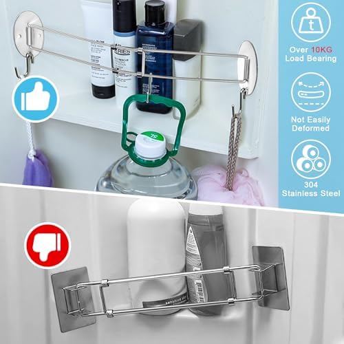 2025 Upgraded Adjustable RV Shower Caddy 2 Pack