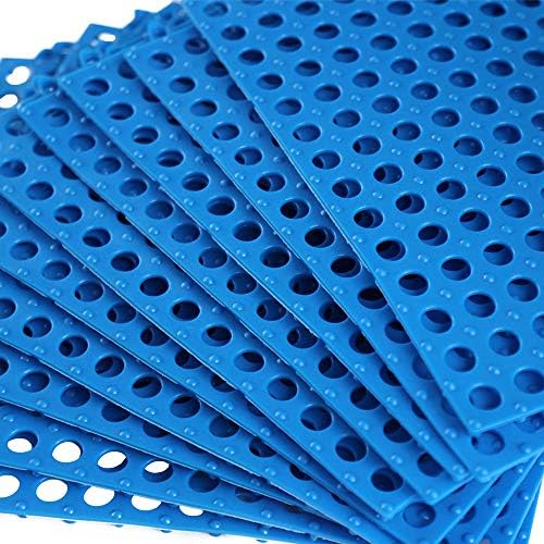 ALFEEL 10Pcs Interlocking Waterproof Bath Mat