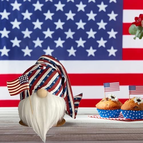 Independence Day Gnome Decorations Garden Statues