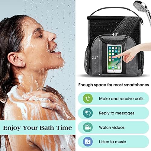 Attmu Portable Shower Caddy College Tote Bag Gray