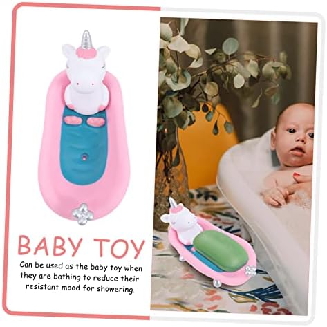 PRETYZOOM Adorable Unicorn Soap Dish Holder