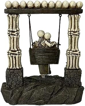 JORAE Swinging Skeleton Couple LED Decor