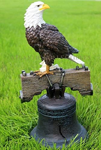 Ebros Gift 20 Tall Liberty Bell Eagle Home Decor Statue