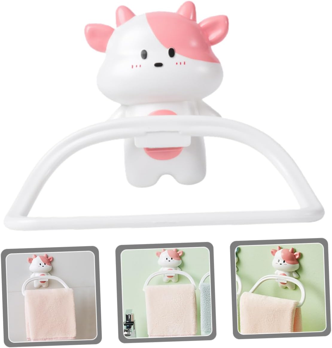 Cabilock Wall Mounted Towel Rack Cartoon Design