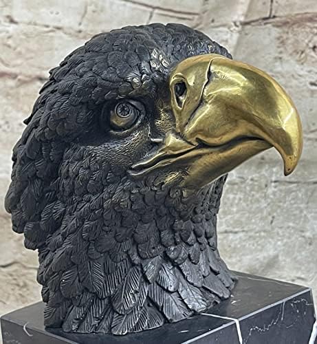 European Bronze Handmade American Bald Eagle Statue