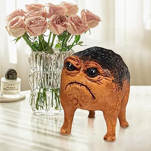 Cute African Frog Statue Home Decor Ornament
