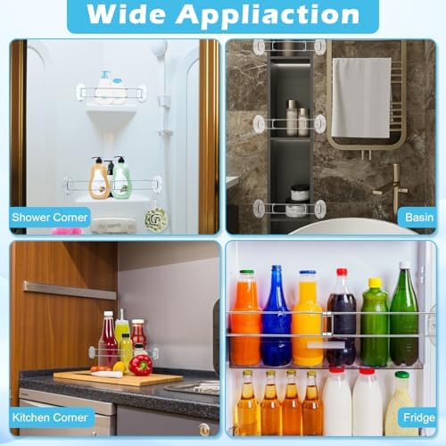 2025 Upgraded Adjustable RV Shower Caddy 2 Pack