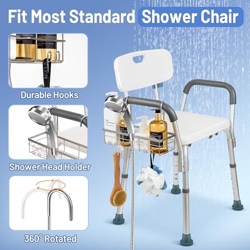 YUOROS Shower Caddy for Chair 304 Stainless Steel Organizer