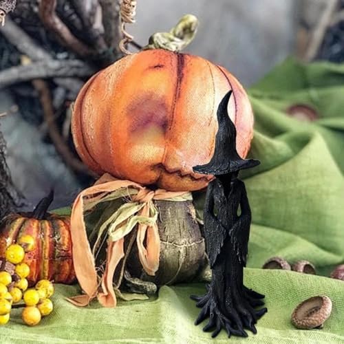 Halloween Witch Statue 118 Gothic Resin Figurine 1