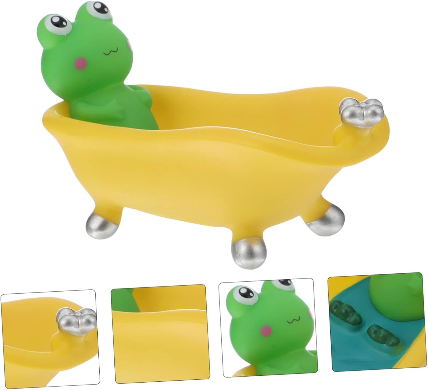 PAMINGONO Cartoon Soap Dish Quick Drainage Sturdy 1