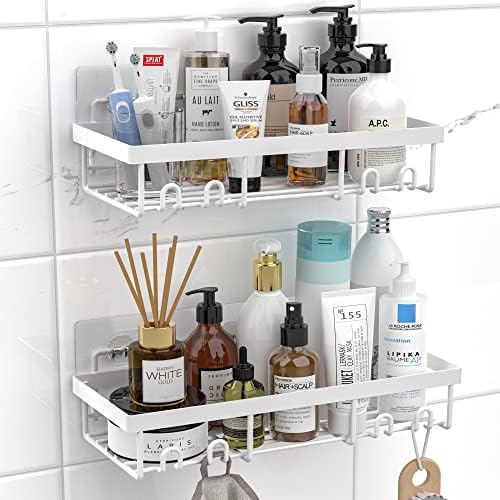 Moforoco Shower Caddy Organizer with Hooks