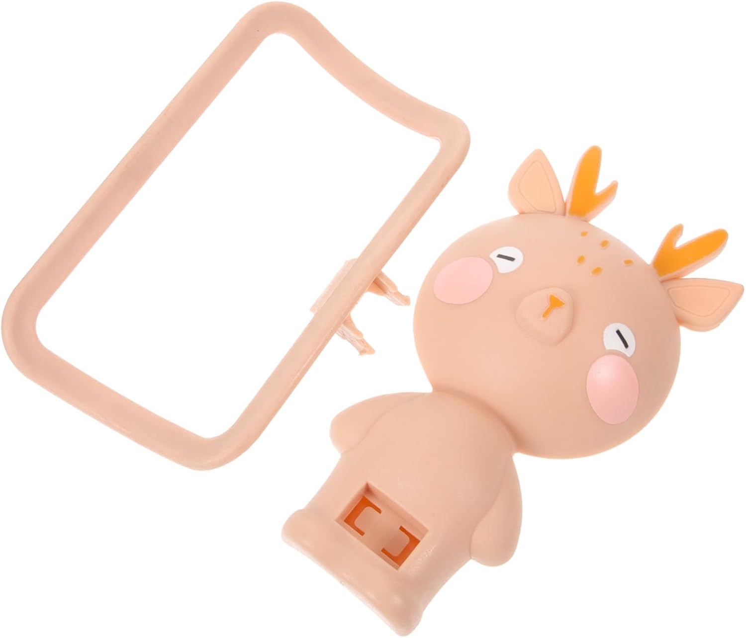 Cartoon Elk Towel Ring - Wall Mounted No Drill Installation